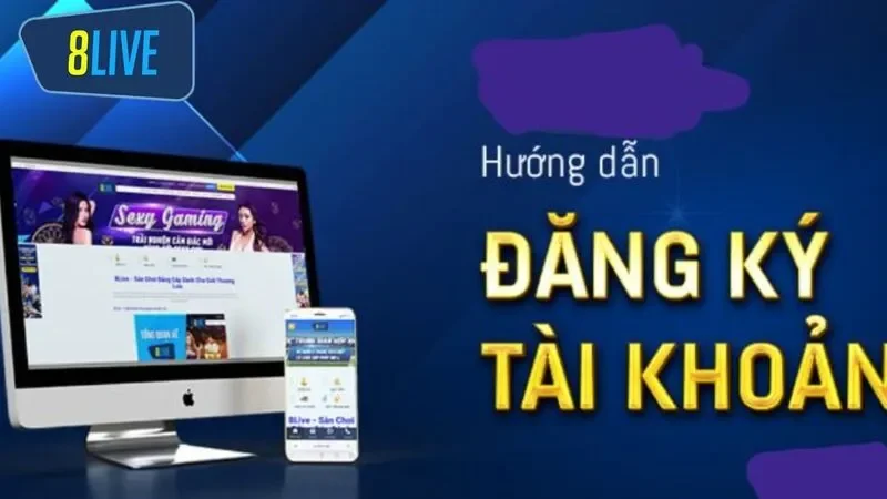 Bạn chỉ cần nhấn vào nút “Đăng ký” và điền thông tin là đã có tài khoản